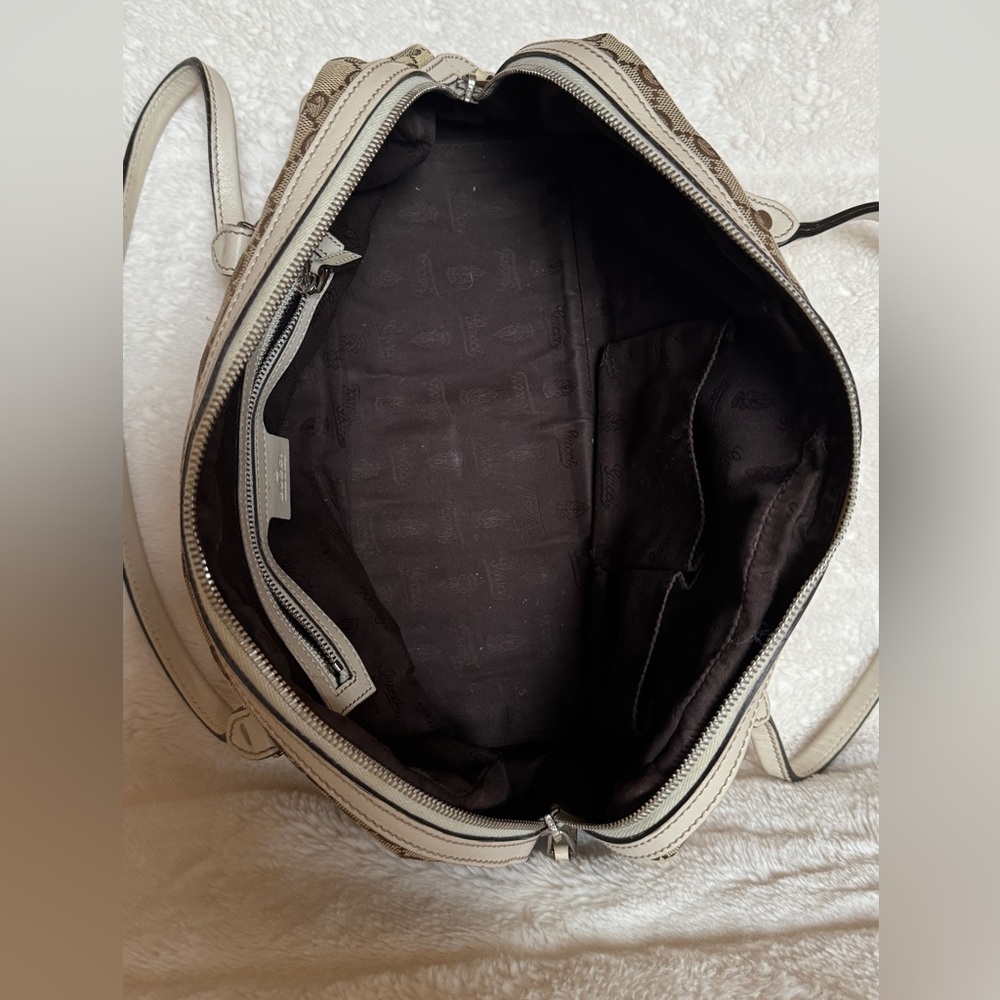 Vintage Gucci Twins Boston GG Canvas Shoulder Bag - Picture 7 of 10